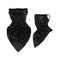 Tour de cou moto ciel étoilé noir fixation oreilles coupe-vent