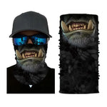 Calentador de cuello para motociclista - Dientes de orco - Vignette | Boutique biker