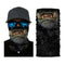 Tour de cou moto dents d’orc respirant coupe-vent noir