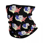Tour de cou moto - Drapeau américain Route 66 - Vignette | Boutique biker