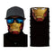 Tour de cou moto Iron Man respirant coupe-vent noir et rouge