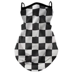 Calentador de cuello para motociclista - A cuadros - Vignette | Boutique biker