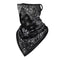 tour de cou moto long motif paisley, coton et polyester, chaud et respirant, fixation oreilles, style élégant et mixte, compatible casque