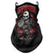 tour de cou moto long squelette Hyraw, design tête de mort audacieux, accessoire respirant avec fixation oreilles pour motard rebelle