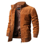 Giacca biker da uomo - Pelle scamosciata - Vignette | Boutique biker