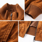 Giacca biker da uomo - Pelle scamosciata - Vignette | Boutique biker