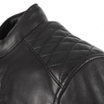 Chaqueta de moto para mujer AA - Jack Joyce V2 Negro brillante - Vignette | Boutique biker