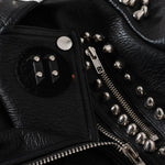Chaqueta de motociclista con tachuelas para mujer - Vignette | Boutique biker