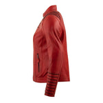 Giacca da motociclista da donna AA - Giacca rossa Amanda - Vignette | Boutique biker