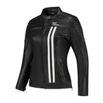 Giacca da moto da donna A - Jack Alice nero e bianco - Vignette | Boutique biker