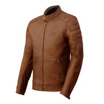 Chaqueta de motociclista para hombre AA Trophy - Marrón claro - Vignette | Boutique biker