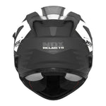 Casco integrale da moto Carver - Nero opaco e bianco - Vignette | Boutique biker