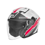 Casque jet femme - N130 Ekto blanc rose - Vignette | Boutique biker