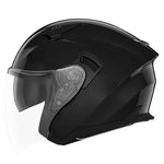 Casque jet - N130 noir brillant - Vignette | Boutique biker