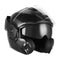 Casque modulable Nox Premium Spinner noir brillant, design néo-rétro, double écran.