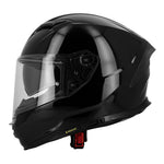 Casque intégral moto - Eight S442 Noir Uni - Vignette | Boutique biker