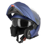 Casco moto modulare + Pinlock - S550 Blu - Vignette | Boutique biker