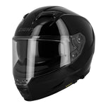 Casque intégral moto - Eight S442 Noir Uni - Vignette | Boutique biker