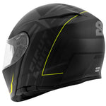 Casque moto modulable + Pinlock - S550 Noir et jaune - Vignette | Boutique biker