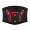 ceinture lombaire moto noire et rouge renforcée réglable respirante pour motard homme femme M à XL