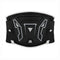 ceinture lombaire moto noire renforcée réglable respirante pour homme et femme tailles M à XL