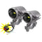 kit 2 feux additionnels moto LED longue portée avec interrupteur étanche pour conduite nocturne