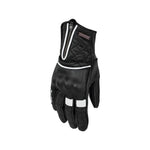 Guanti estivi da moto da donna - Lilly nero e bianco - Vignette | Boutique biker