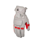 Guantes de moto de verano para hombre - Calvin gris y rojo - Vignette | Boutique biker