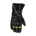 Gants moto hiver homme - Cole noir et jaune fluo - Vignette | Boutique biker