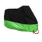 Housse moto Power Guard bicolore noir vert vif, étanche, anti-condensation, œillet antivol.