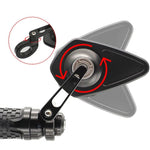 Espejos retrovisores de extremo de manillar para motocicletas deportivas - Vignette | Boutique biker