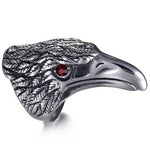 Anillo de motociclistas - Águila Carmesí - Vignette | Boutique biker