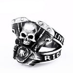 Anello da motociclista - Live to Ride - Vignette | Boutique biker