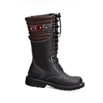 Botas de motociclista - Negras y rojas - Vignette | Boutique biker