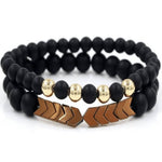 Pulsera de motociclista con perla - Vignette | Boutique biker