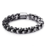 Bracelet biker tête de mort - Vignette | Boutique biker