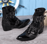 Botas vaqueras de cuero - Onil - Vignette | Boutique biker
