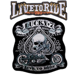 Toppa da motociclista Lucky 7 - Vignette | Boutique biker