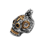 Colgante de motocicleta - Calavera mexicana (Con cadena) - Vignette | Boutique biker