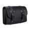 Sacoche moto café racer en simili cuir noir 100 % étanche pour motards vintage