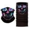 tour de cou moto squelette original, motif crâne réaliste galaxie, respirant et extensible, protection vent et poussière, unisexe, compatible casque moto