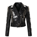 Chaqueta de motociclista con tachuelas para mujer - Vignette | Boutique biker