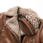 Giacca biker da donna - Collo in pelle di pecora - Vignette | Boutique biker