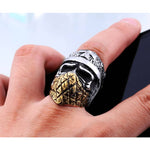 Bague biker - Golden Knight - Vignette | Boutique biker