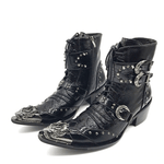Santiags en cuir - Ours - Vignette | Boutique biker