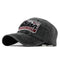 casquette moto noire style biker avec broderie vintage et visière incurvée pour homme motard