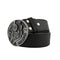Ceinture biker en cuir avec boucle Loud Pipes Save Lives pour motards