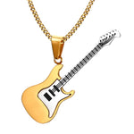 Pendentif moto - guitare (Avec chaine) - Vignette | Boutique biker