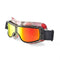 lunette moto camouflage rose pour femme avec écran miroir iridium effet feu