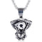 Pendentif moteur V-Twin pour homme en acier inoxydable 316L style biker